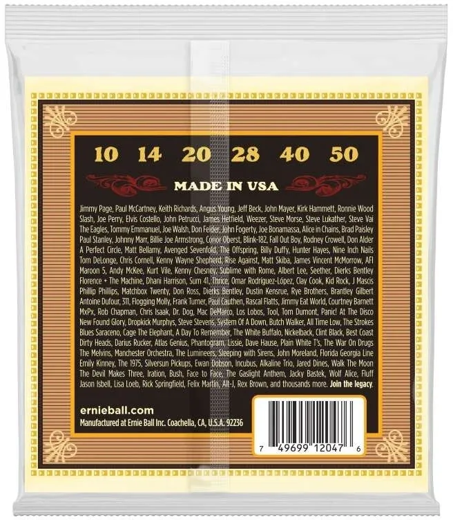 Ernie Ball EB-2047 Earthwood Silk & Steel, Extra Soft