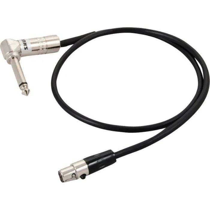 Shure WA304 instrument cable for transmitters TA4F/anglejack