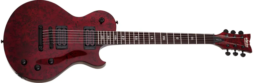 Schecter Solo-II Apocalypse Red Reign RR