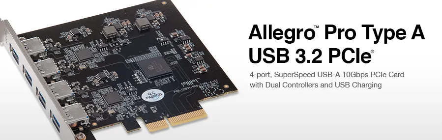 Sonnet Allegro Pro USB 3.2 4-Port PCIe
