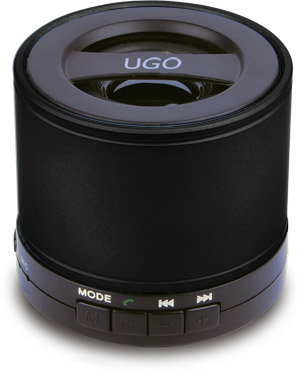 UGO Speakers UGO Bluetooth Mini Stereo Speaker Black