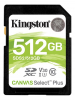 Kingston Canvas Select Plus SDXC, 512GB, Klass 10 UHS-I