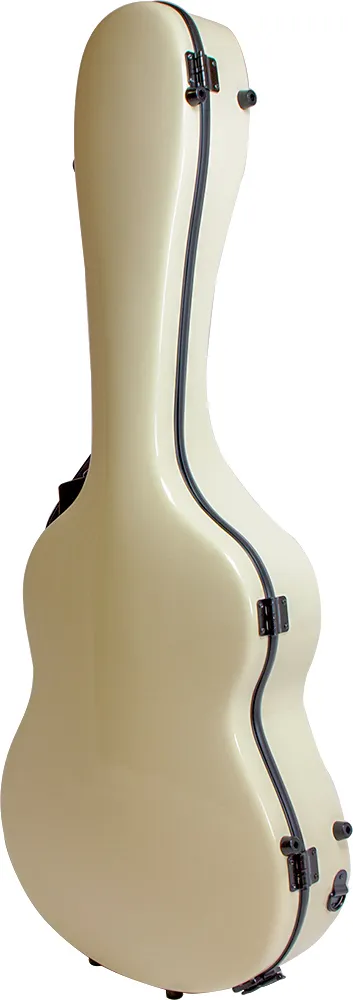 Freerange Superstrong Fiberglass Case Classical Guitar Ivory