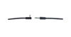 Rockboard Flat Instrument Cable Black 6m straight/angled