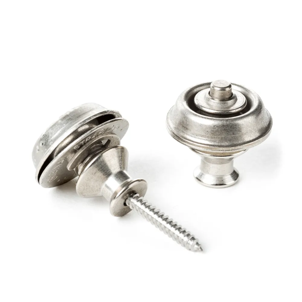Dunlop SLS1035VN Straplock Vintage Nickel Dual DSN-Set