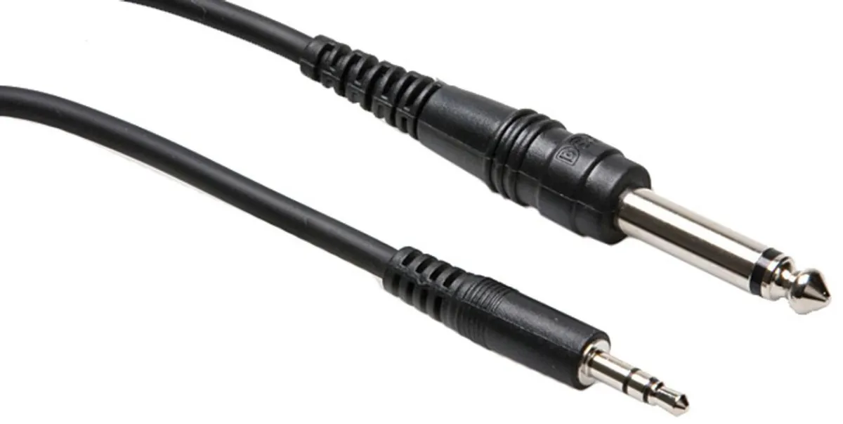 Hosa 3.5mm ST Ma > 1x6.3mm MO Ma 1.5m