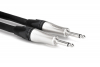 Hosa Edge Speaker Cable Neutrik 1/4 in TS to Same 6m