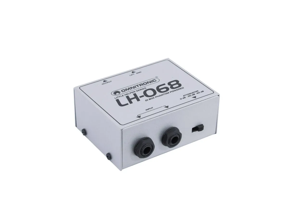 Omnitronic LH-068 DI Box Phantom-Powered