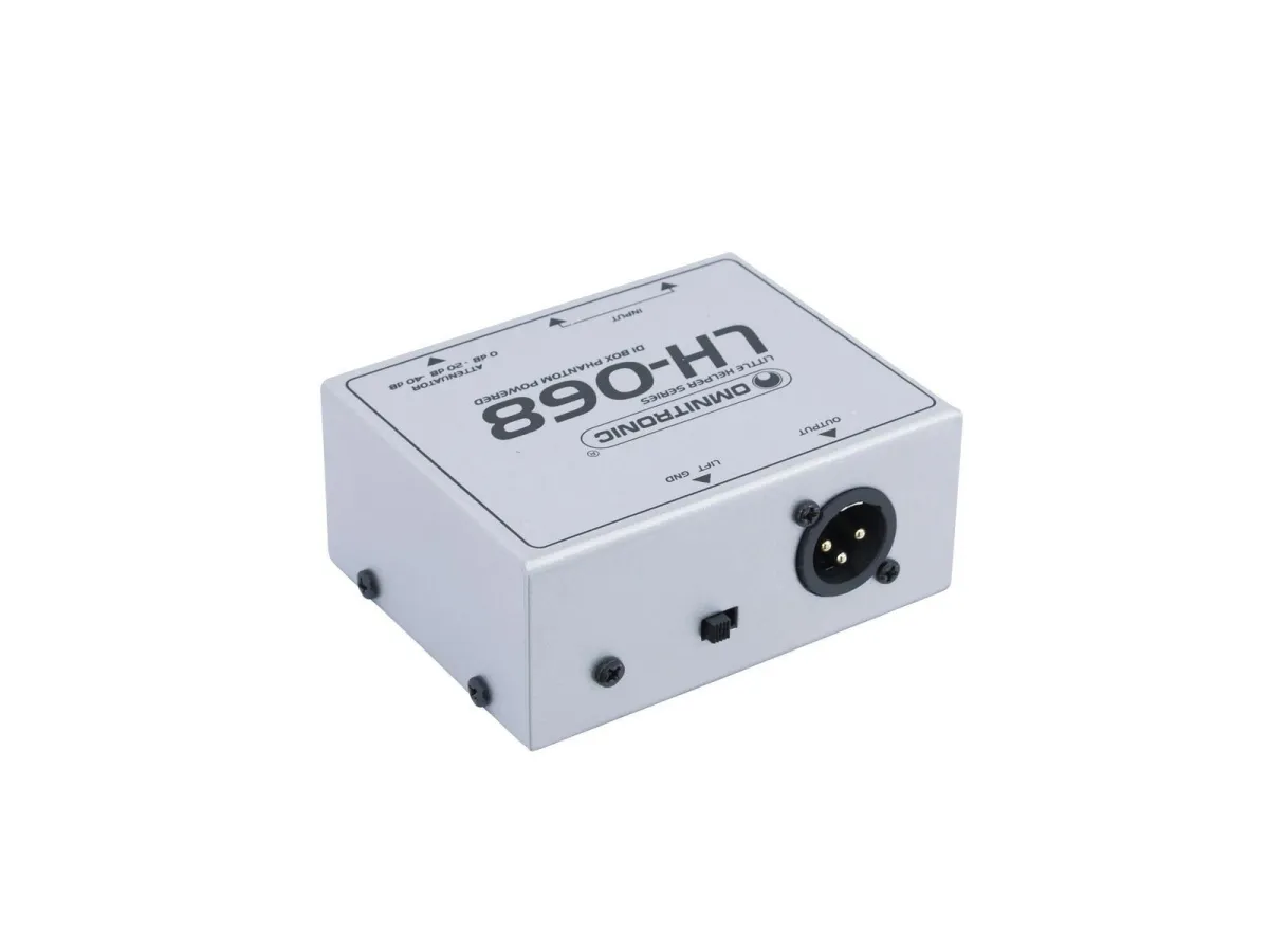 Omnitronic LH-068 DI Box Phantom-Powered
