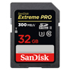 Sandisk SDHC Extreme Pro 32GB 300/260MB/s C10 UHS-II U3
