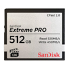Sandisk Memory Card Cfast 2.0 Extreme Pro 512GB 525MB/s VPG130