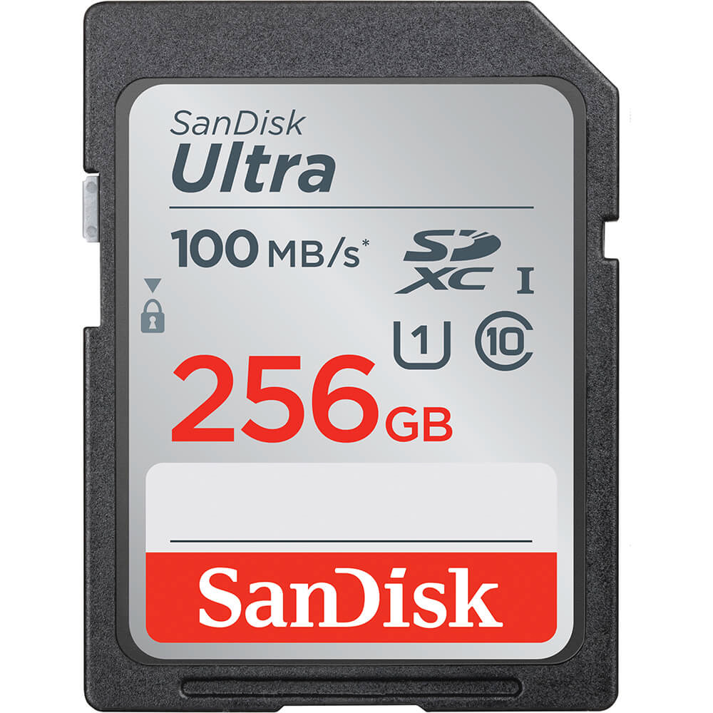 Sandisk SDXC Ultra 256GB 100MB/s UHS-I Class 10