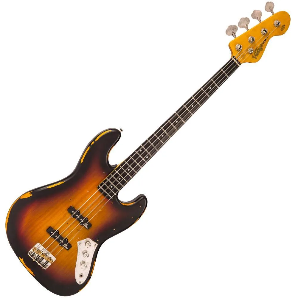 Vintage VJ74 Icon Bass - Sunburst