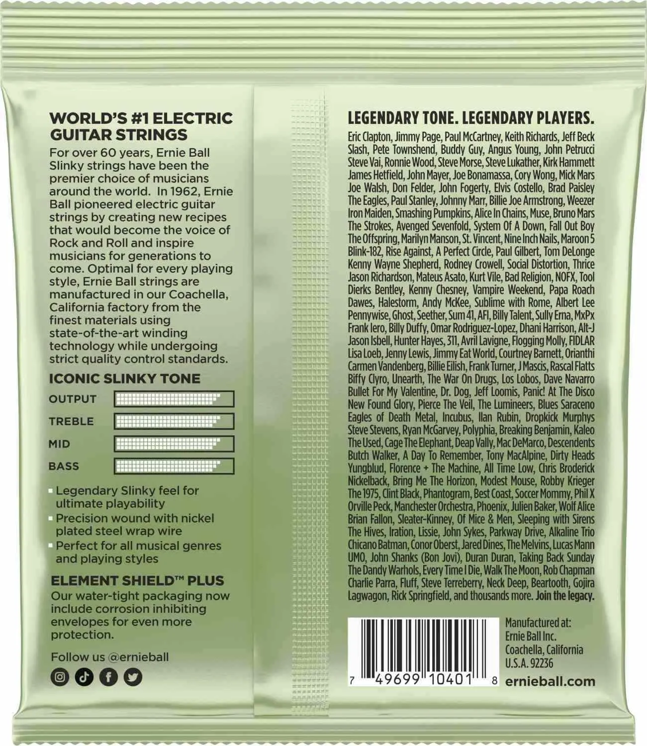 Ernie Ball 2618 Magnum Slinky Stringset