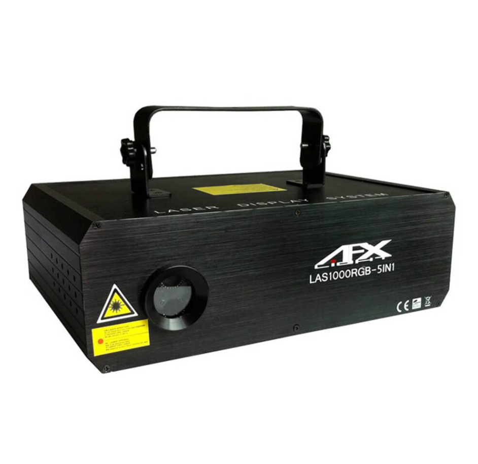 AFX Light 1000mW RGB ANIMATION LASER 25K DMX/AUTO/SOUND