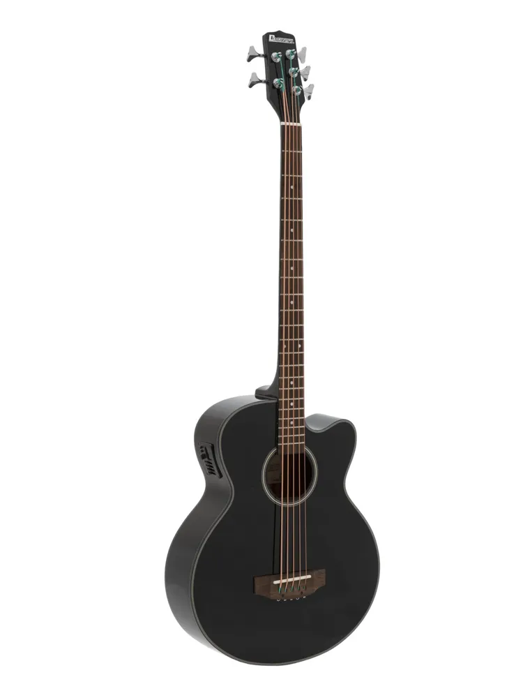 Dimavery AB-455 Acoustic Bass, 5-string, black