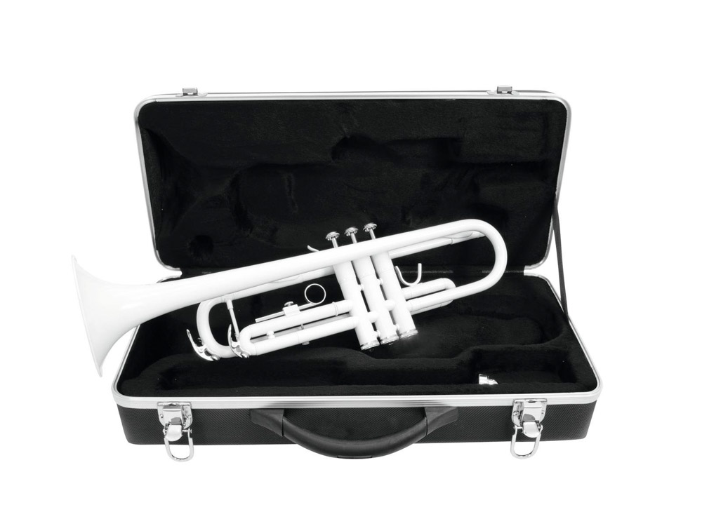 Dimavery TP-10 Bb Trumpet, white
