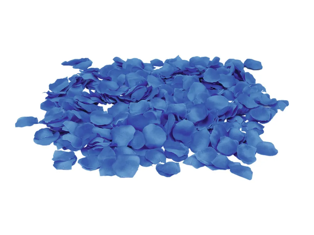 Europalms Rose Petals, artificial, blue, 500x