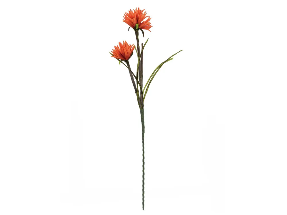 Europalms Dahlia (EVA), artificial plant, orange, 100cm