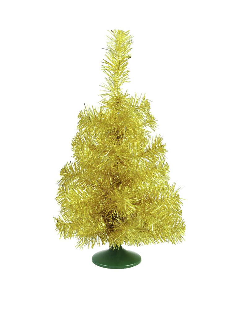 Europalms Table christmas tree, gold, 45cm