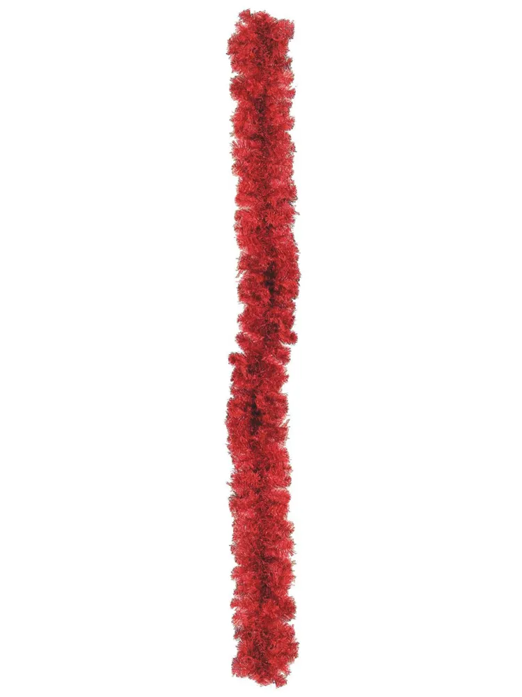 Europalms Noble pine garland, red, 270cm