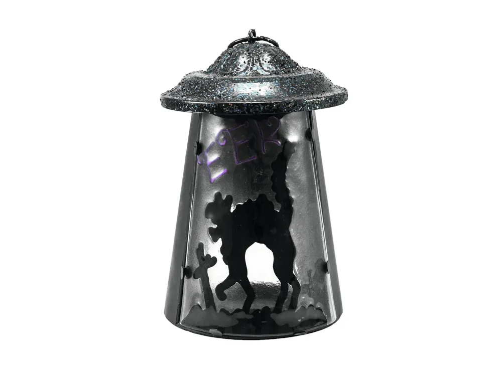 Europalms Lantern Cat, 23cm