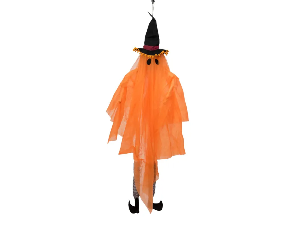 Europalms Halloween Figure Ghost with Witch Hat, 150cm