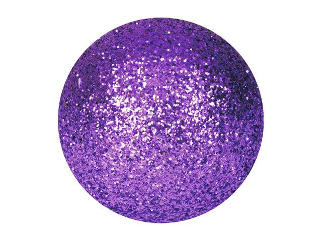 Europalms Deco Ball 3,5cm, violet, glitter 48x