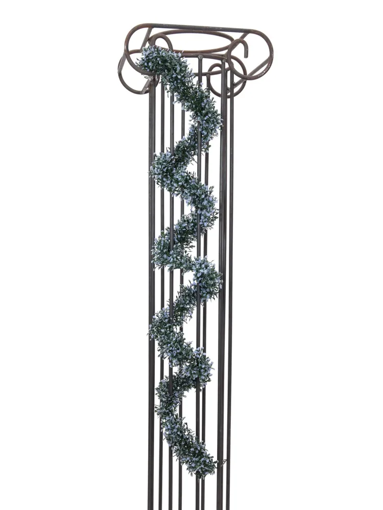 Europalms Grass Garland, artifical, blue, 180cm