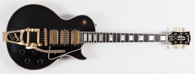 Gibson 1957 Les Paul Custom Reissue 3-Pickup Bigsby VOS - Ebony