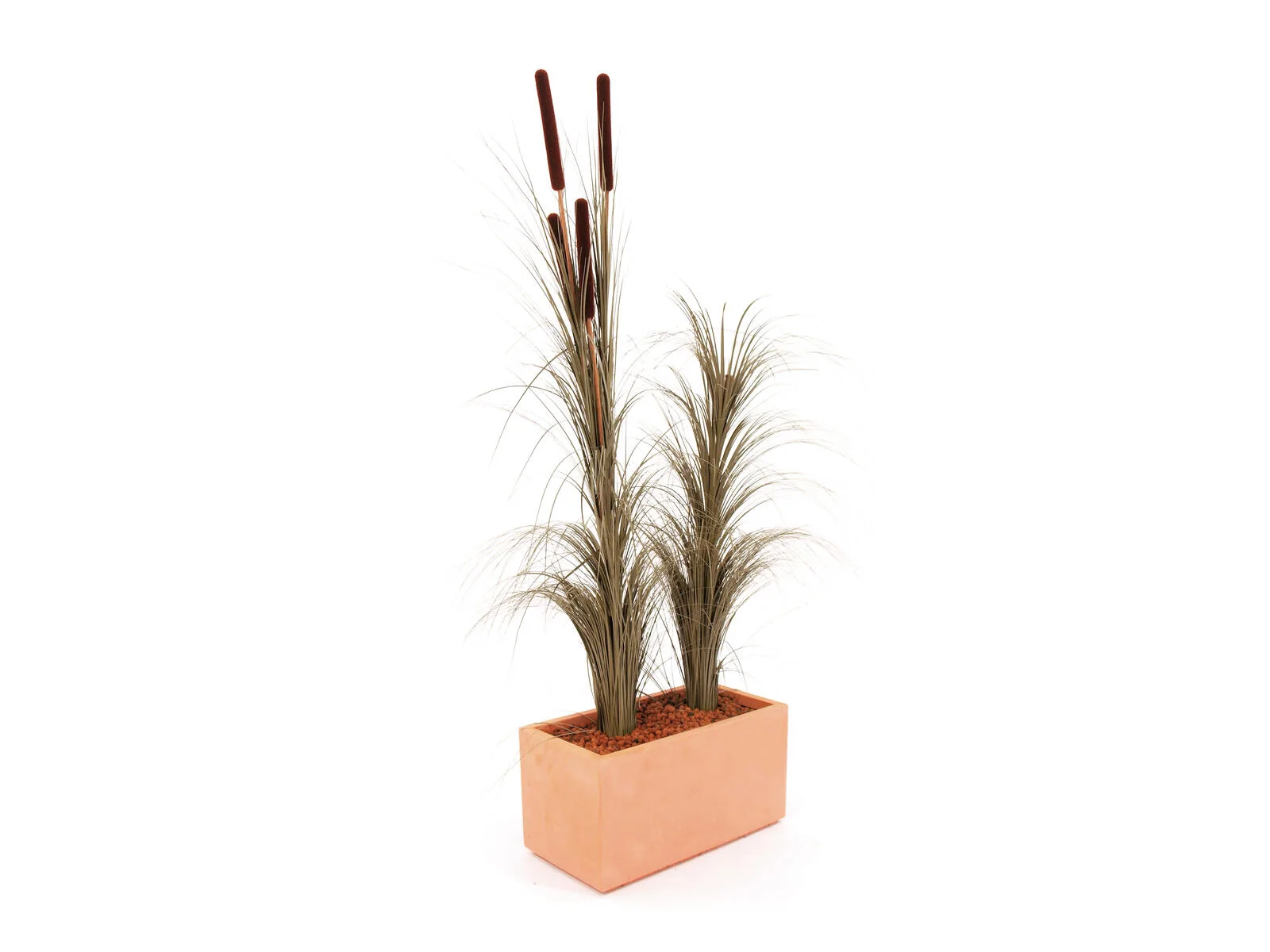 Europalms Reed grass, khaki, artificial, 127cm
